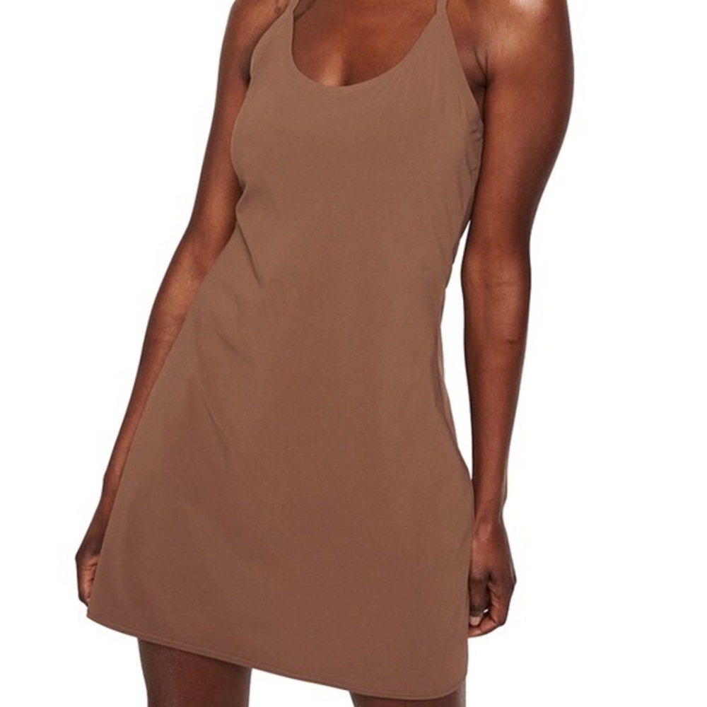 Outdoor Voices Brown Exercise Dress